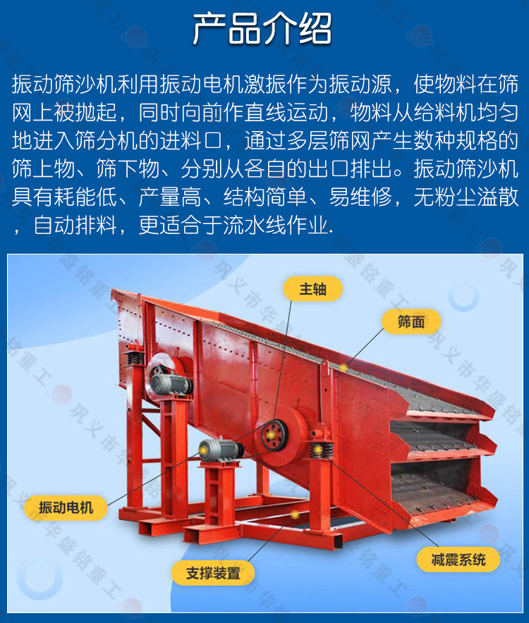 铝渣锯末振动筛沙机